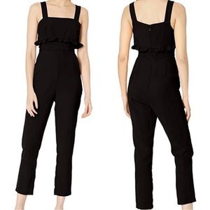 Women’s Black Ruffled BCBG Jumpsuit (size 6)